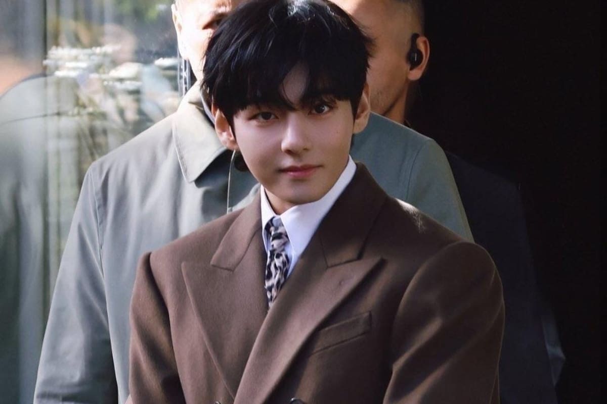 V de BTS se volvió tendencia en redes sociales por asistir al Fashion Week