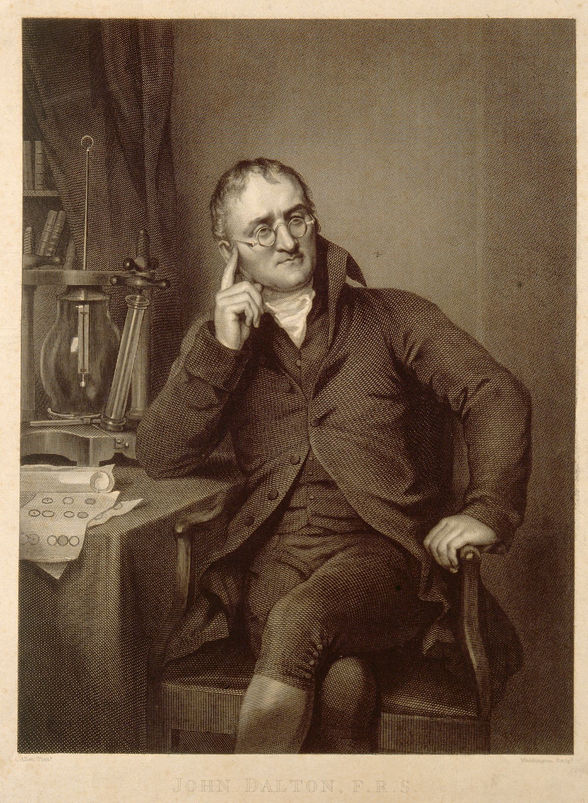 John Dalton. //Tomada de Internet