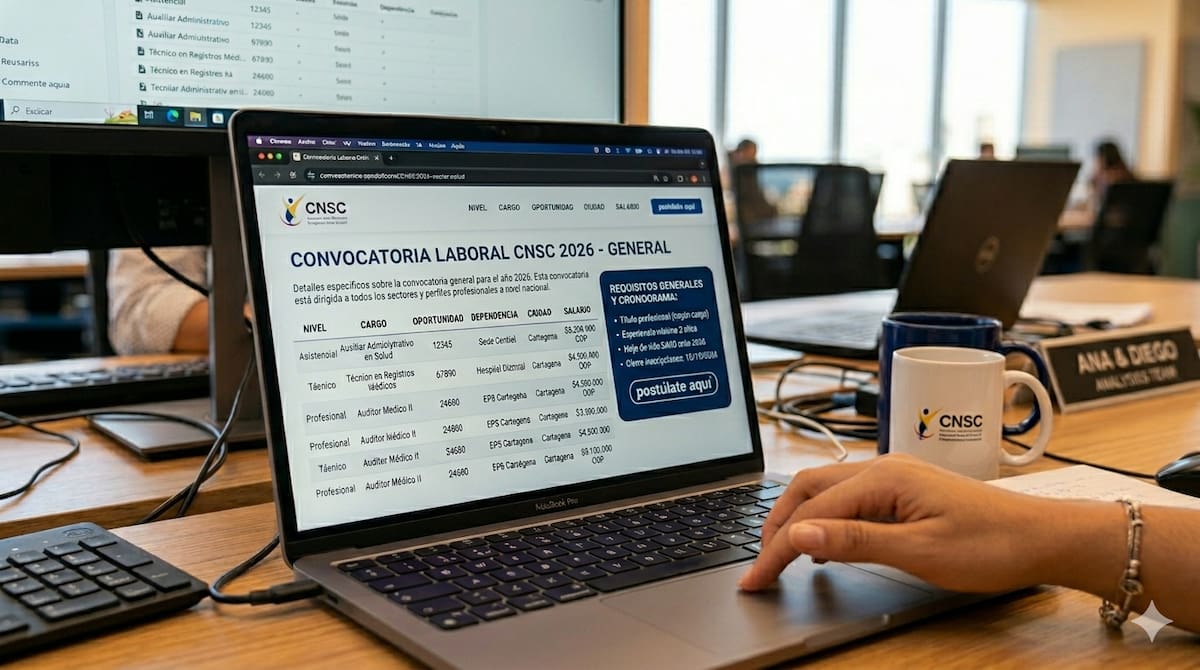 Esta entidad abrió un proceso de convocatoria general para los profesionales colombianos // GEMINIS.