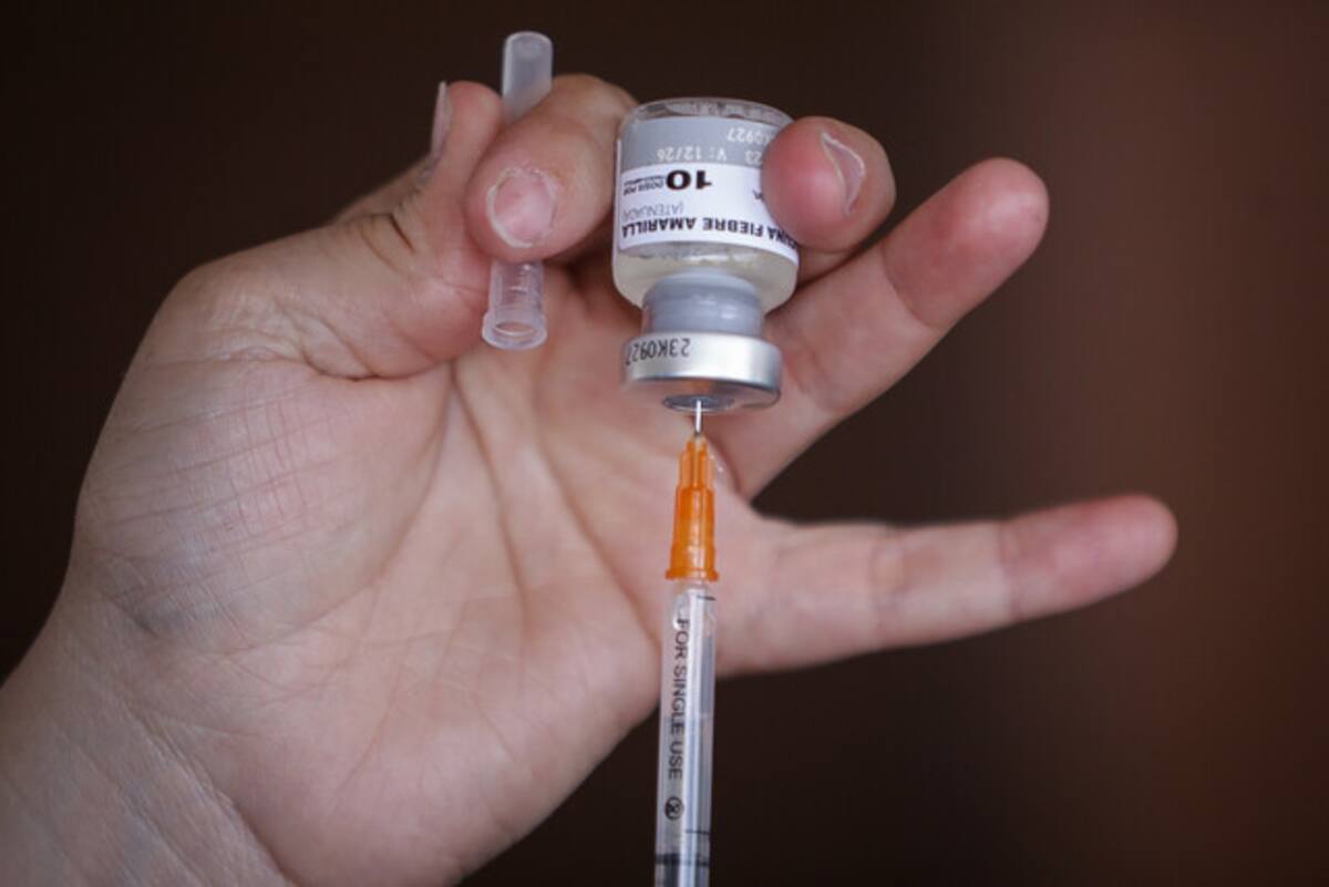 Vacunación contra la fiebre amarilla en Colombia. // Foto: Colprensa