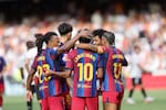 Video: el festival de goles de Barcelona ante el Valencia