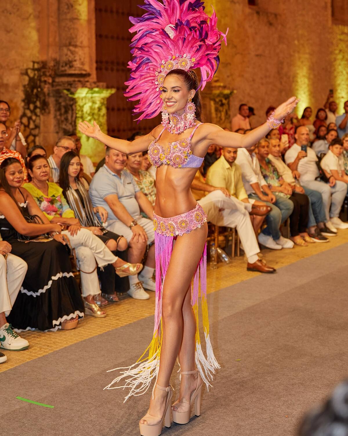 La socióloga fue una de las favoritas por el público colombiano.//Foto: IG@valentinatafur