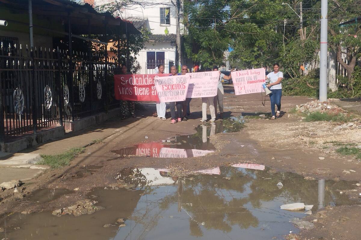 El Pozón pide a la Alcaldía cumplir promesas de pavimentación