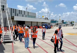 Articulan acciones de vigilancia en las obras del aeropuerto Ernesto Cortissoz