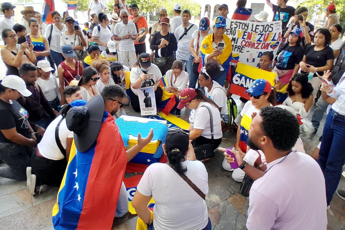 Venezolanos en Cartagena se unen a la Gran Protesta Mundial: día y lugar