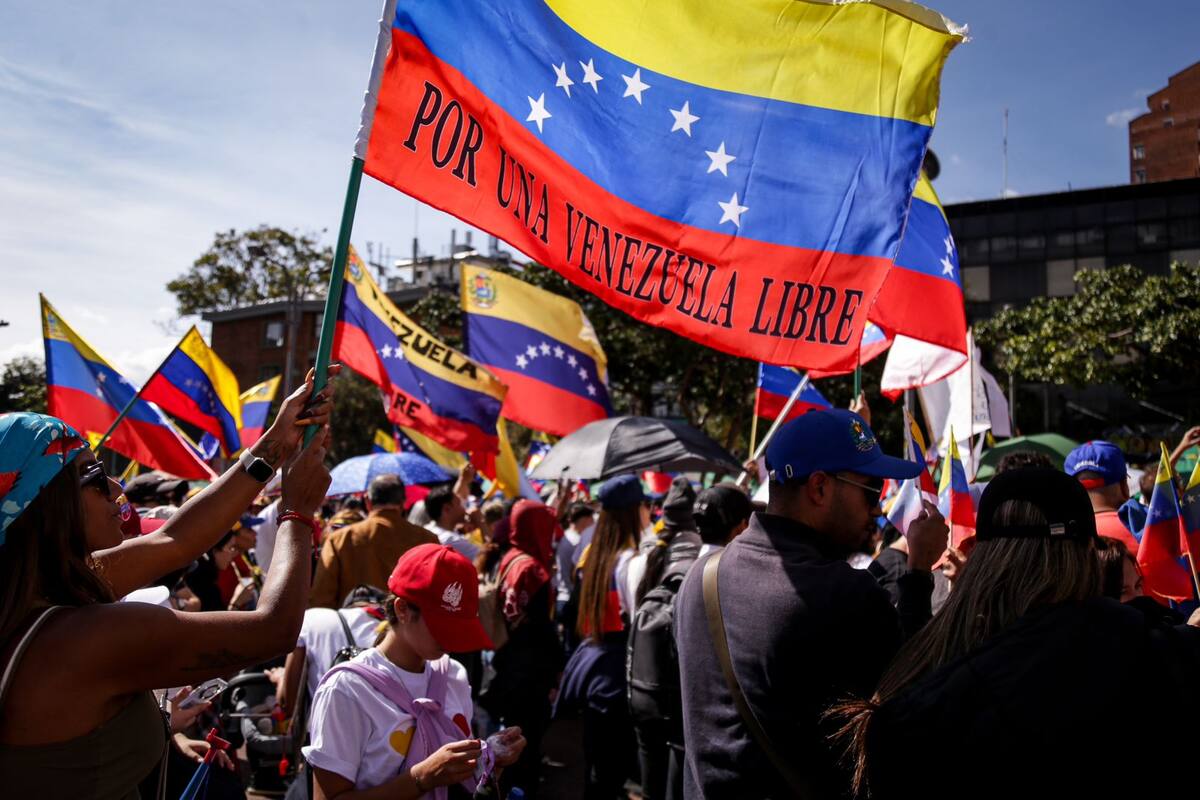Venezolanos en Colombia lideraron protesta contra el régimen de Maduro
