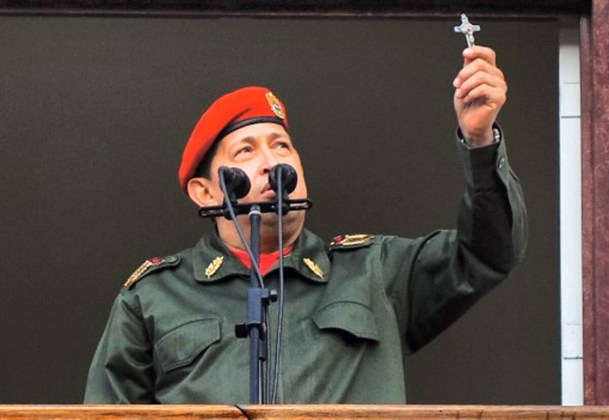Hugo Chávez al llegar de Cuba después de ser sometido a dos operaciones. AFP LEO RAMIREZ