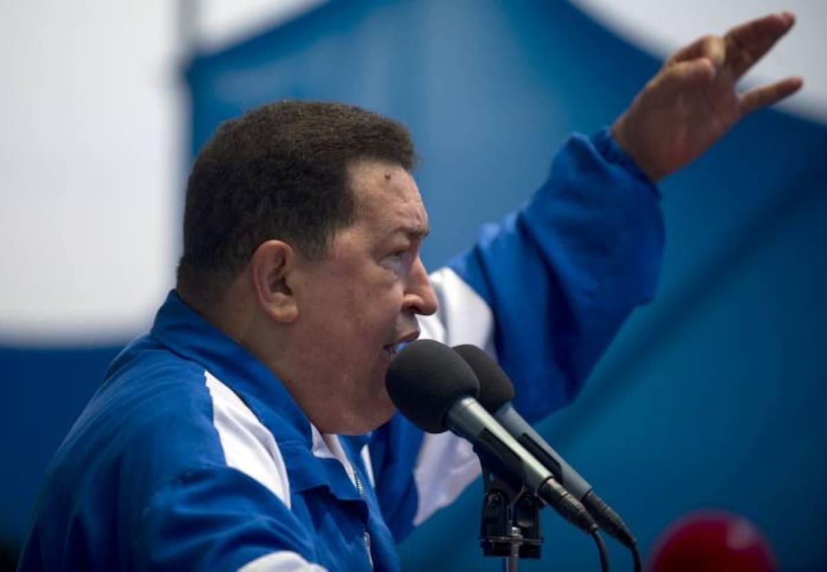 Hugo Chávez, presidente de Venezuela. AFP JUAN BARRETO