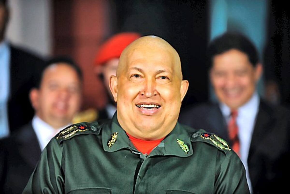 Hugo Chávez, presidente de Venezuela. AFP LEO RAMIREZ