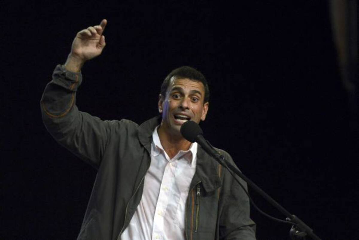 Henrique Capriles, candidato a la presidencia de Venezuela. AFP LEO RAMIREZ