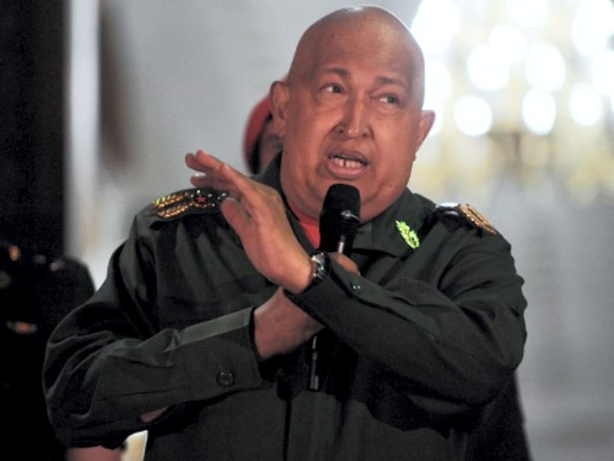 Hugo Chávez, presidente de Venezuela. AFP JUAN BARRETO
