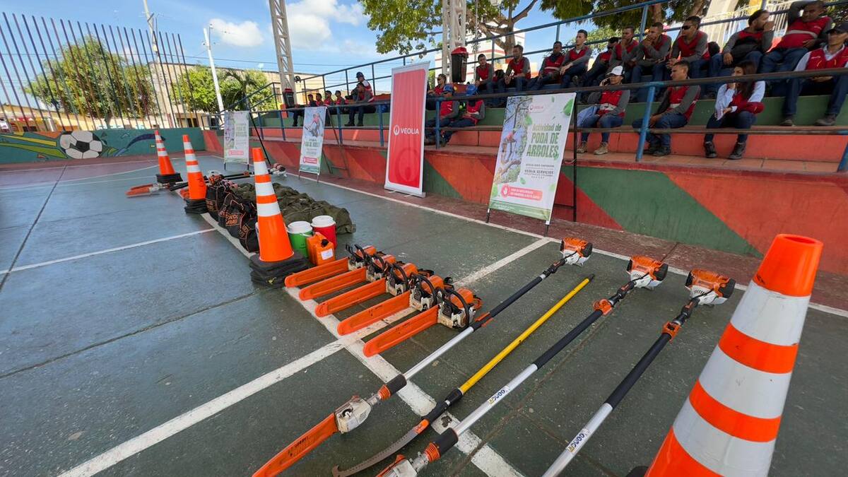 Veolia adelanta esta jornada en diferentes sectores de la ciudad // Cortesía.