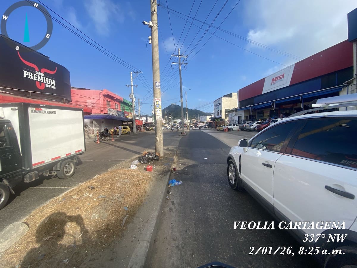 Veolia realizó limpieza en mercado de Bazurto. // Foto: cortesía - Veolia