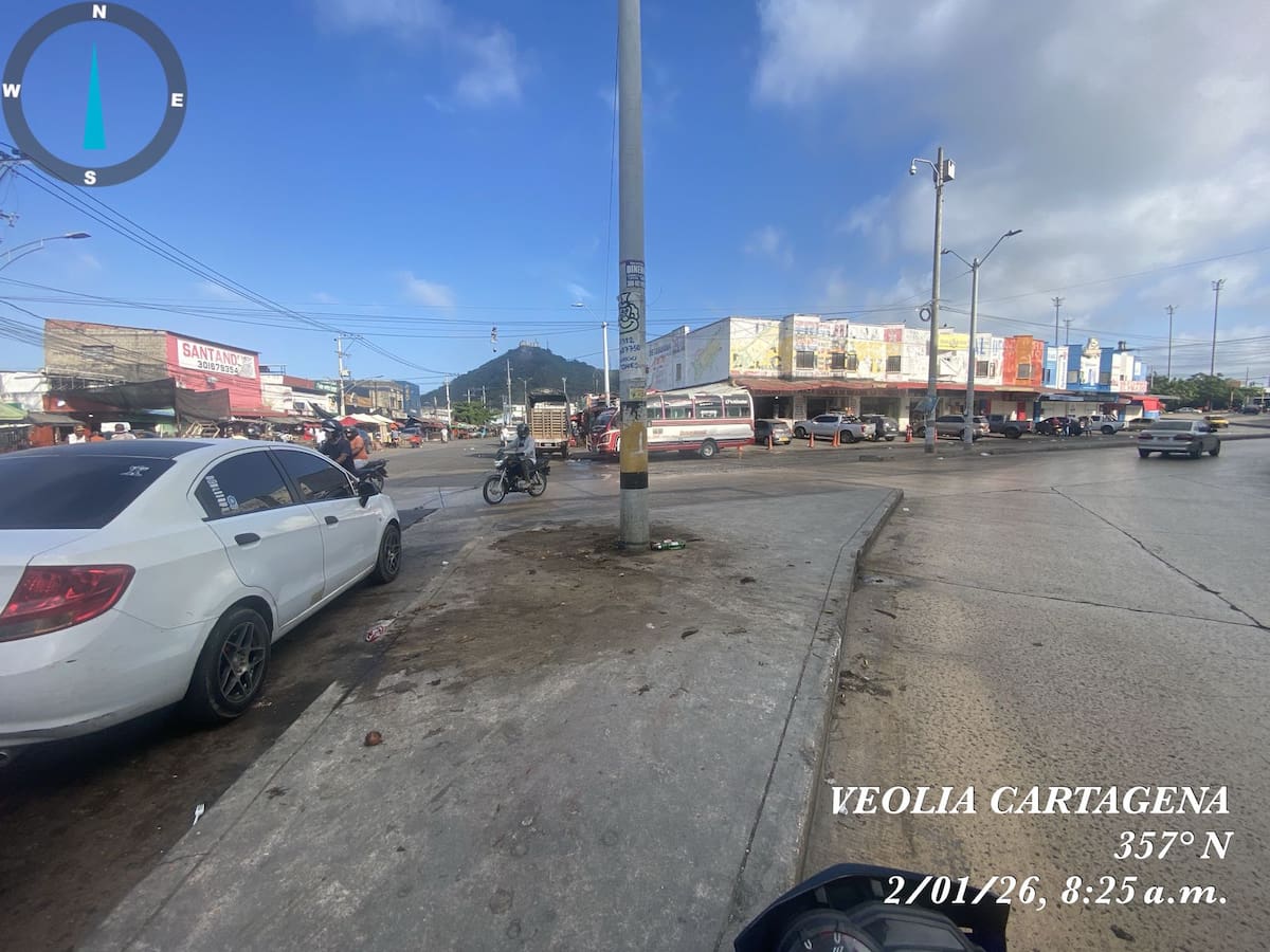 Veolia realizó limpieza en mercado de Bazurto. // Foto: cortesía - Veolia