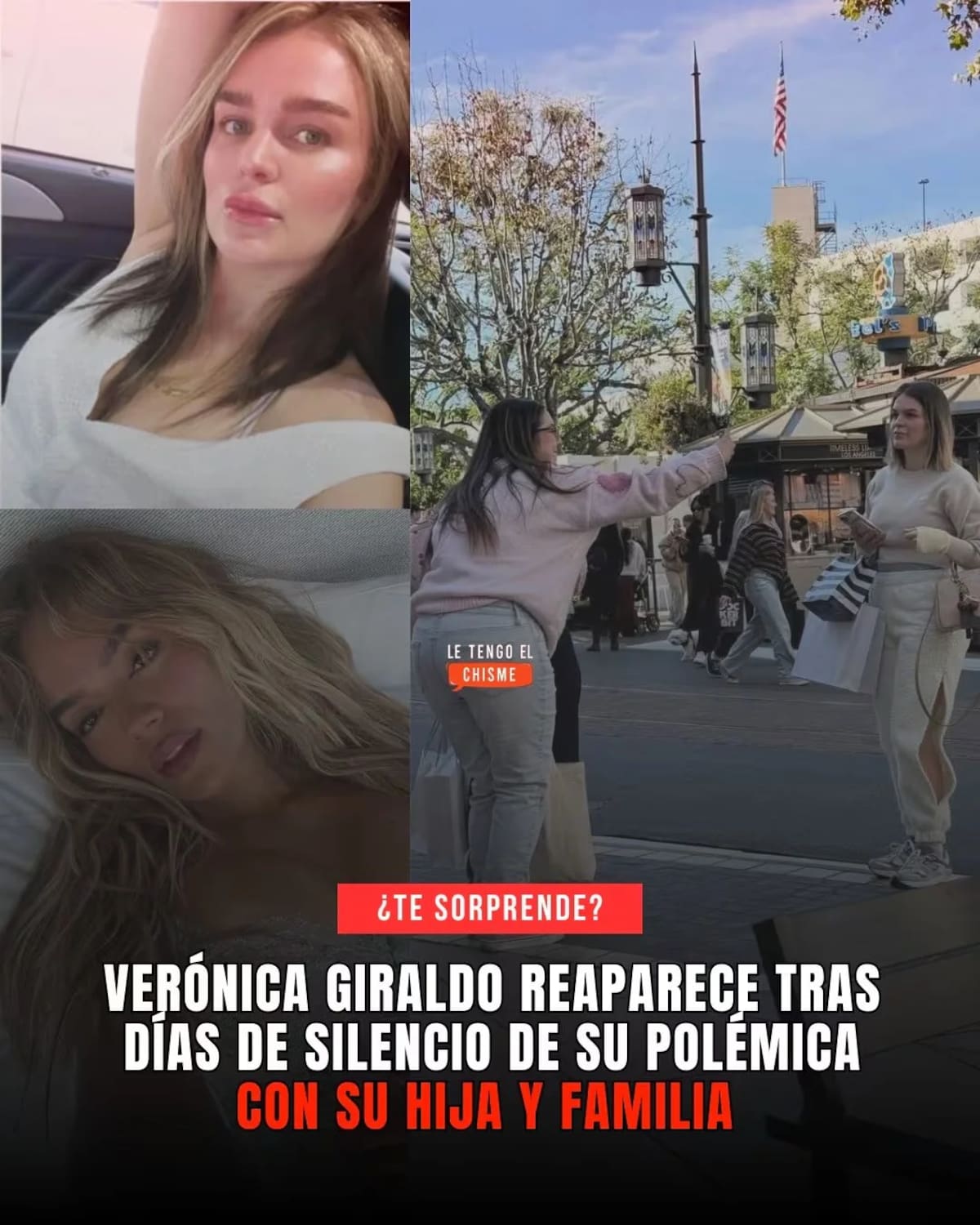 Verónica Giraldo reaparece tras su escándalo familiar. //Foto: Ig @letengoelchisme.