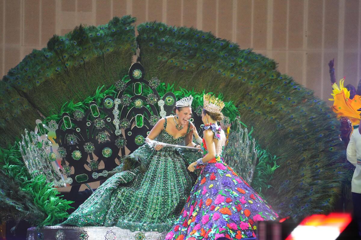 ‘Raíz Viva’ el vestido de coronación de la reina Michelle Char Fernández