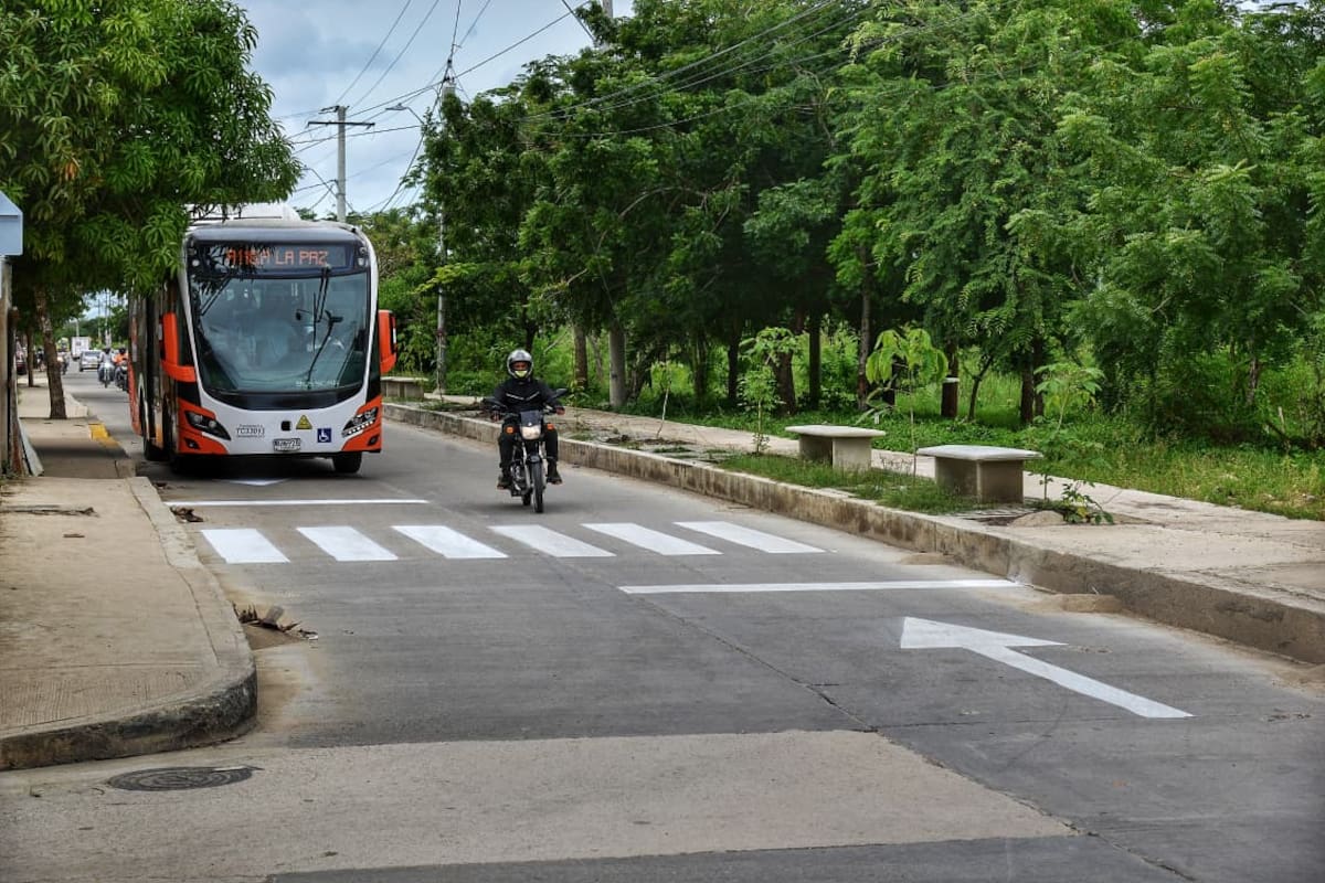Así quedó la nueva vía a Ciudadela La Paz en Cartagena: estos son los detalles