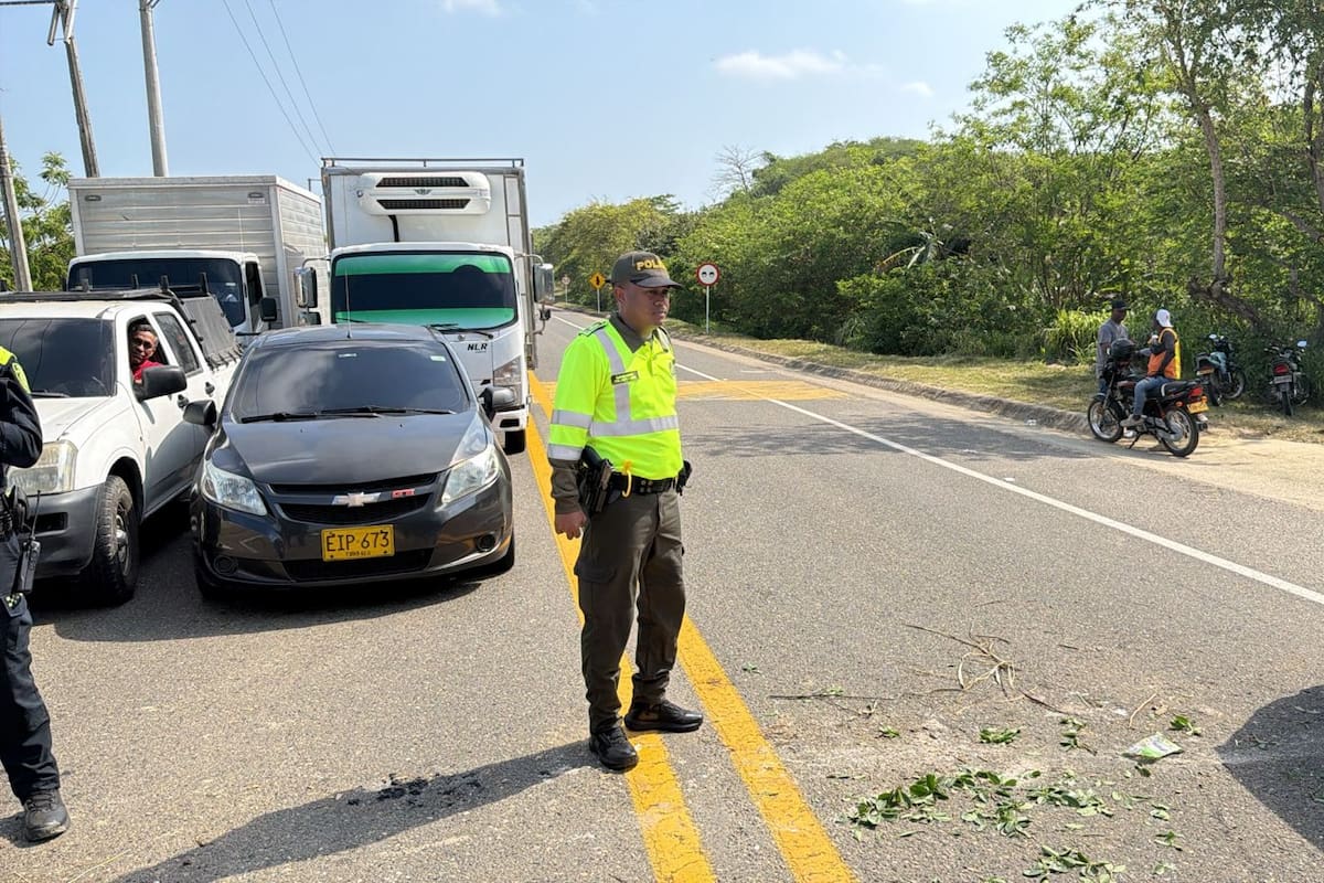 Reabren la Vía del Mar entre Cartagena y Barranquilla tras protesta