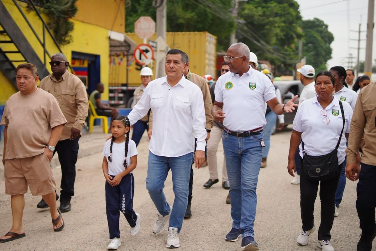 La mejora de la vía es esencial para el buen desarrollo de las actividades de los usuarios e instituciones en la zona // Cortesía: Alcaldía de Cartagena.