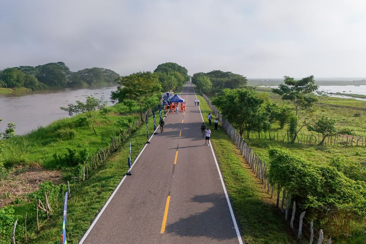 Vía Mahates-Soplaviento fue rehabilitada para el Gran Fondo Nairo Quintana