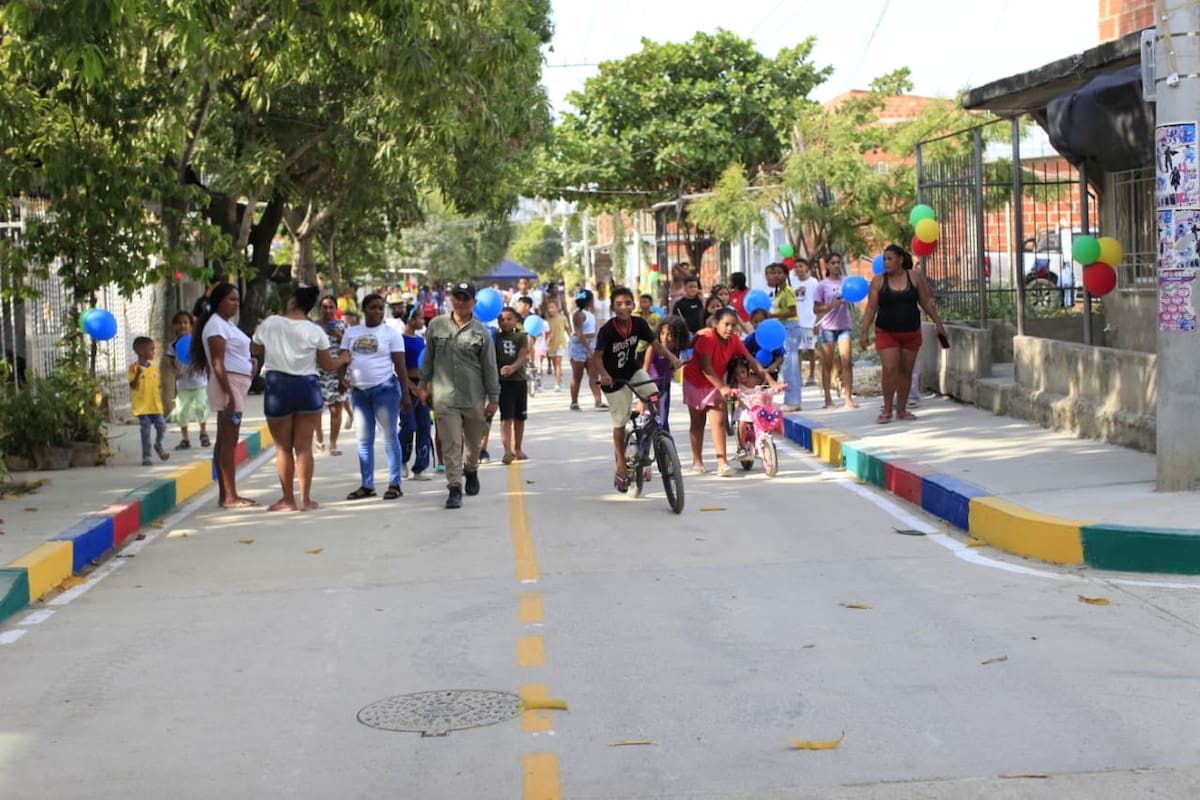 Gobernación de Bolívar inauguró 2 vías: una en La Magdalena y otra en Los Campanos