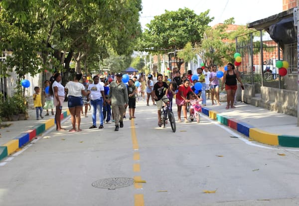 Gobernación de Bolívar inauguró 2 vías: una en La Magdalena y otra en Los Campanos