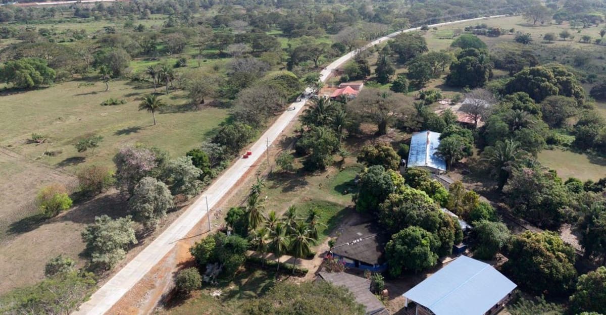 Vía Talaigua Nuevo–Viejo entra en su recta final. // Foto: cortesía - Gobernación de Bolívar