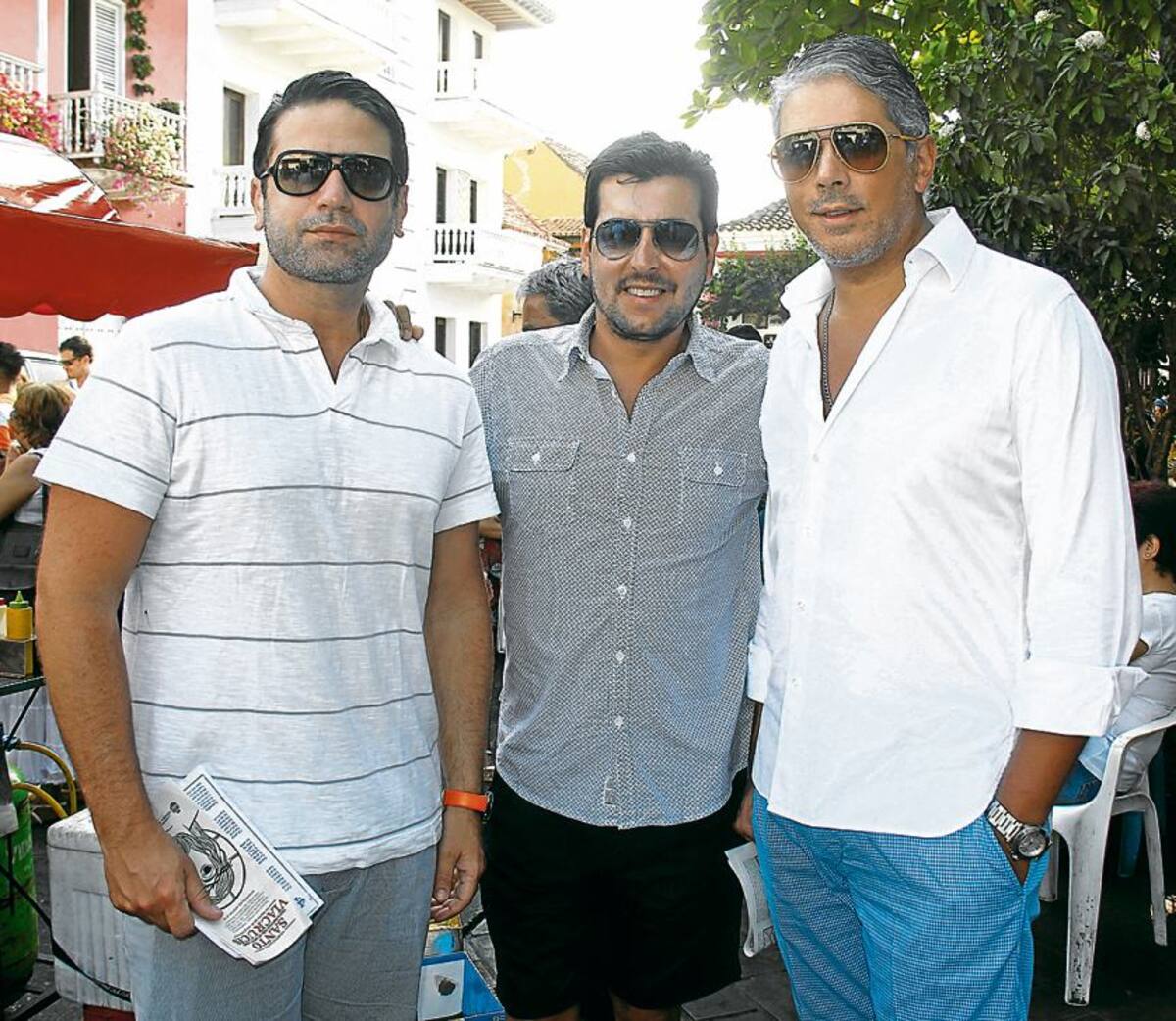 Mauricio Bayter, Juan Carlos Giraldo y Luis Felipe Mora. Kailline Giraldo/El Universal/