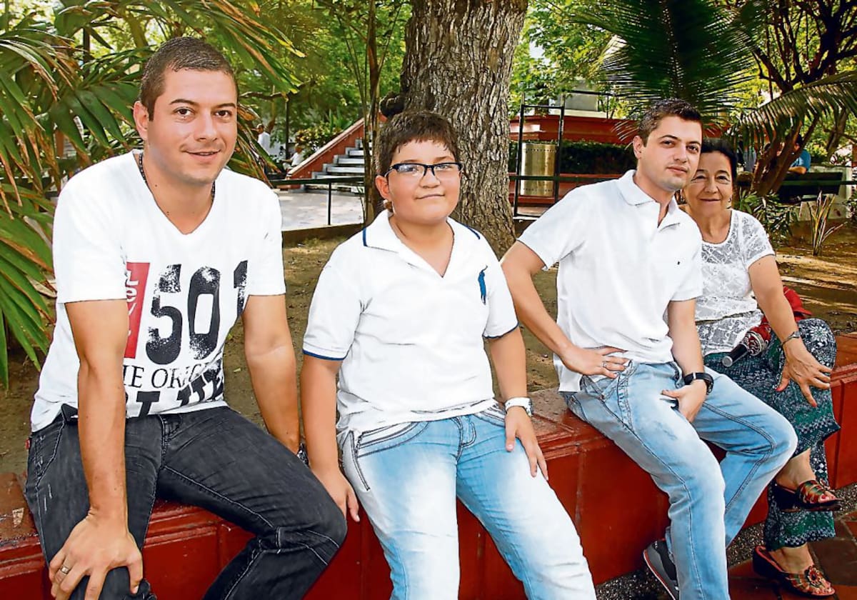 Gustavo botero, Mateo Botero, Guillermo Botero y Nubia Serna.