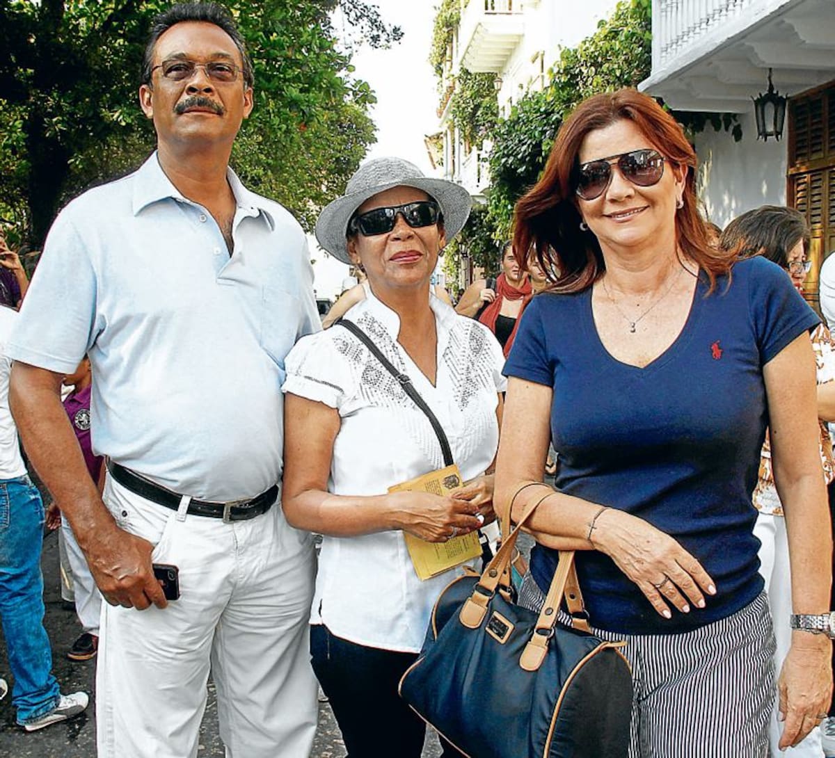 José Romero, Bienvenida Camargo y Mafe Pianeta.