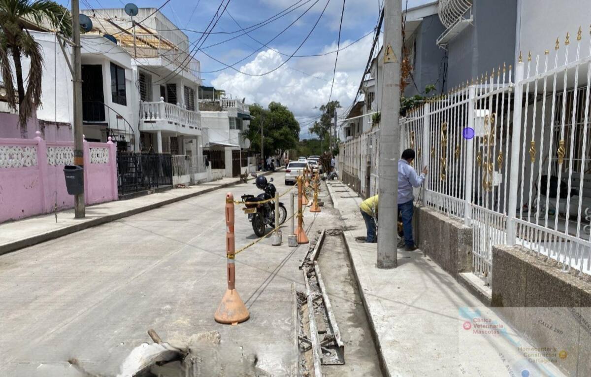 En la calle 29 ya se completó el 100 % de la pavimentación. // Foto: cortesía