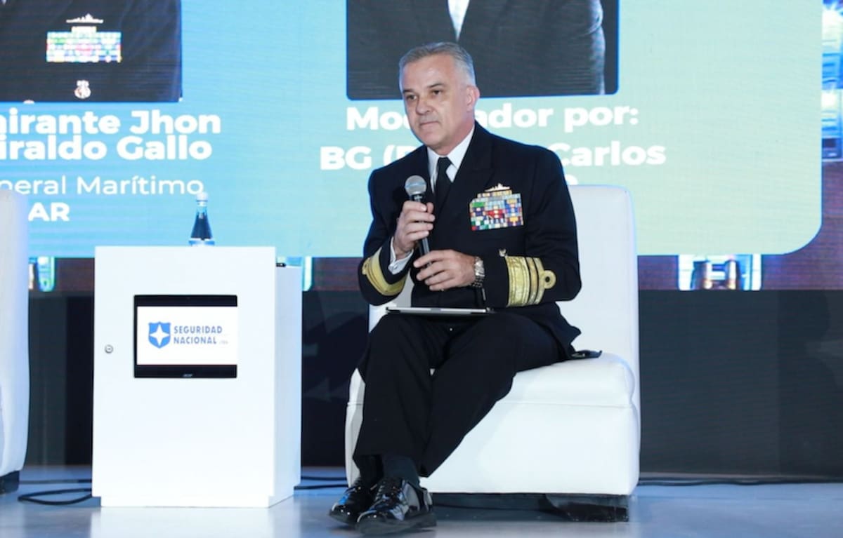 El vicealmirante John Fabio Giraldo Gallo, director General Marítimo..//Cortesía.