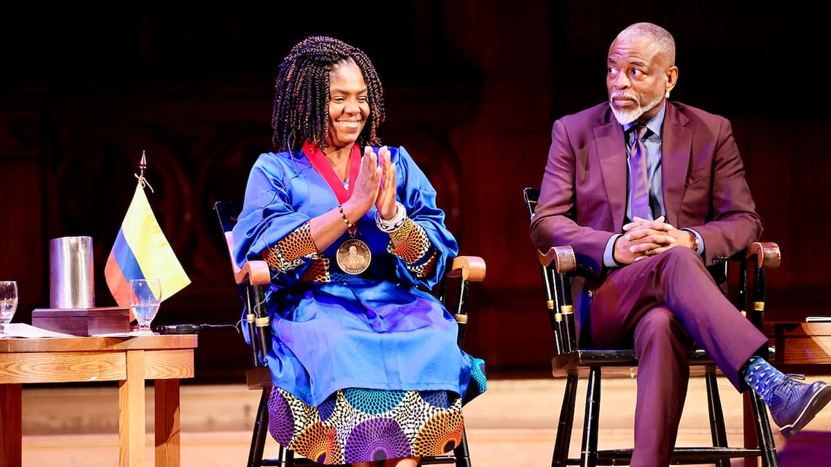 Vicepresidenta Francia Márquez recibe distinción en Harvard.// Foto: cortesía.