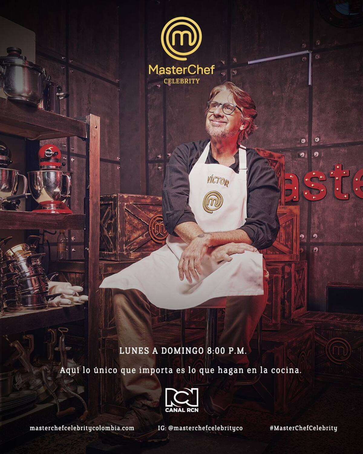 Víctor Mallarino, MasterChef Celebrity, Cortesía de la Foto IG: victormallarino_