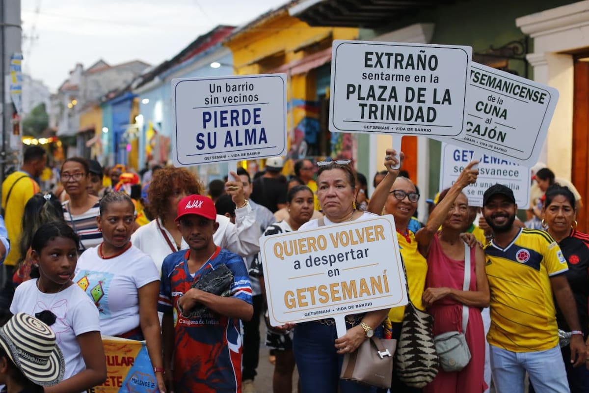 La resolución aprobada en el barrio Getsemaní, trata más que todo proteger la habitabilidad de los residentes del barrio. // Foto: Luis Herrán.