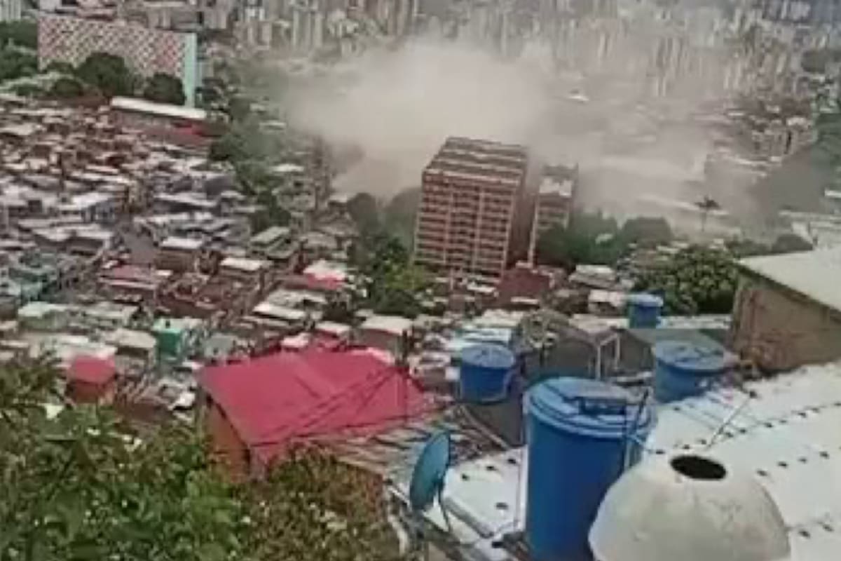 Video: se derrumba parte del Colegio San Judas Tadeo en Caracas