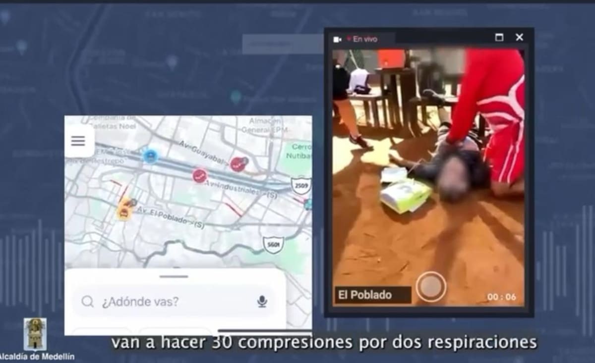Captura de pantalla de la videollamada. // Foto: tomada de internet