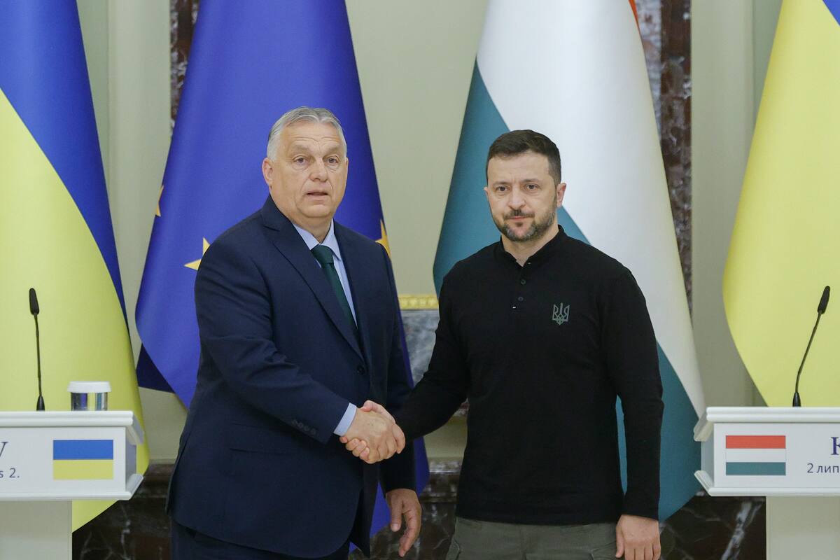 ¿De qué hablaron Víktor Orbán y Volodímir Zelenski en Ucrania?