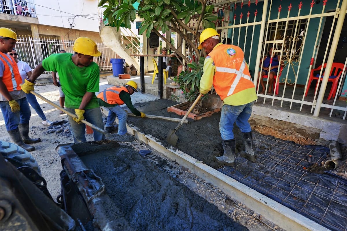 Así van las obras de pavimentación en calles de Villa Carmen, sector de San Pedro Mártir