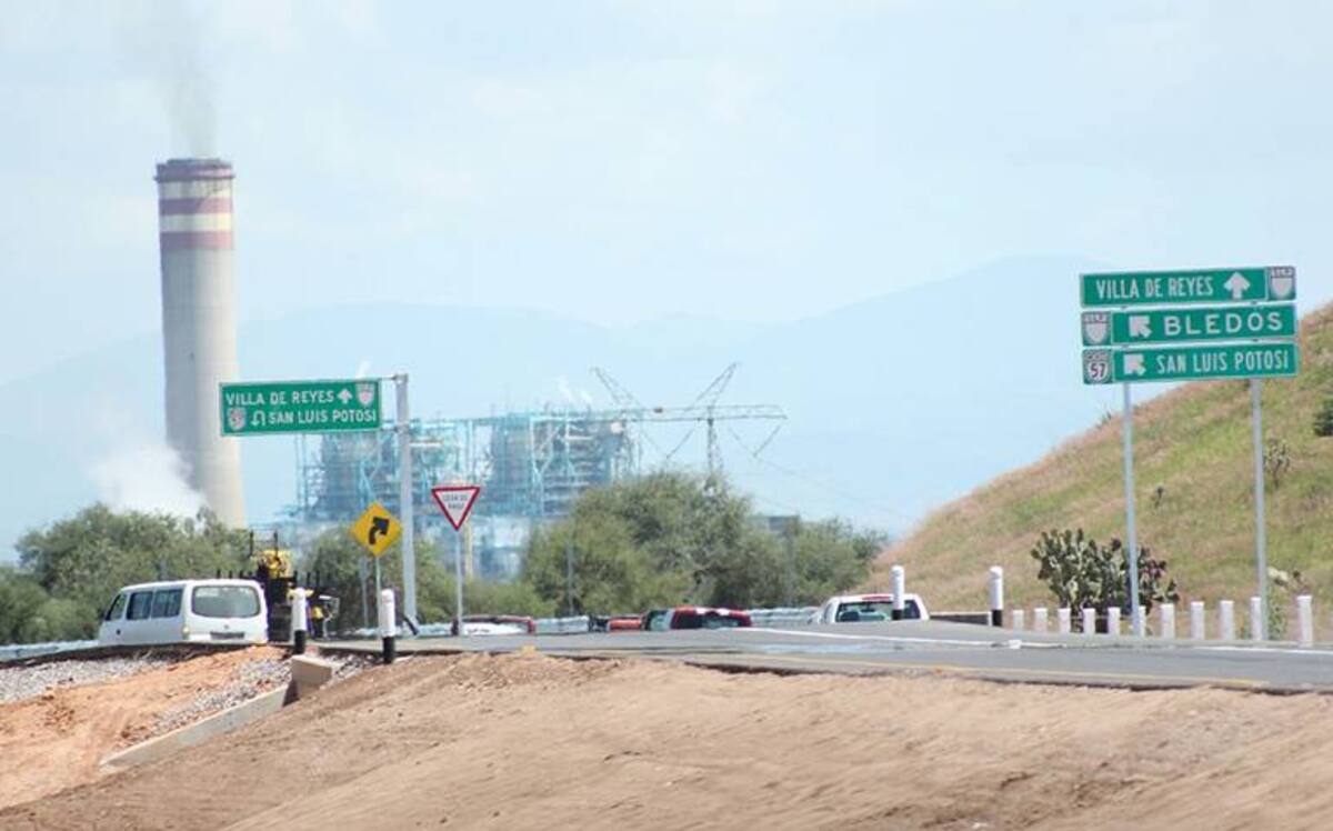 Termoeléctrica de Villa de Reyes - México. // Foto tomada de El Sol de San Luis.