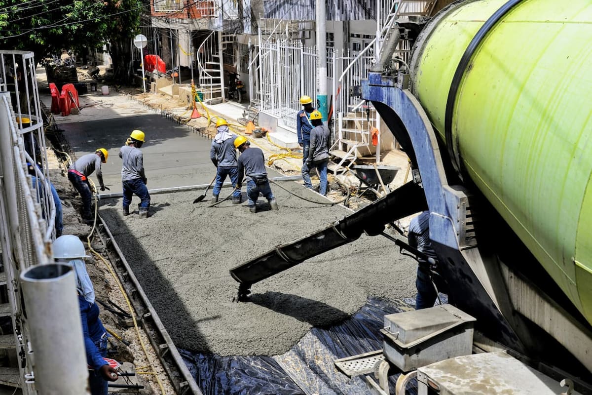 Así van las obras de la nueva vía en Villa Estrella del intercambiador de La Carolina