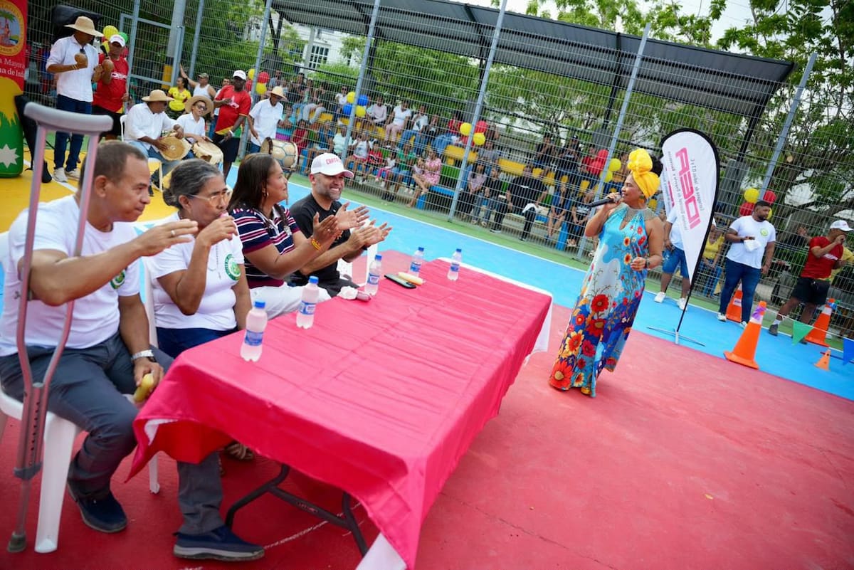 En el nuevo parque de la Inmaculada Concepción en Villas de La Candelaria, más de 8.000 personas se benefician con un nuevo escenario para el deporte, la recreación y la integración comunitaria. // Foto: Cortesía - Alcaldía de Cartagena.