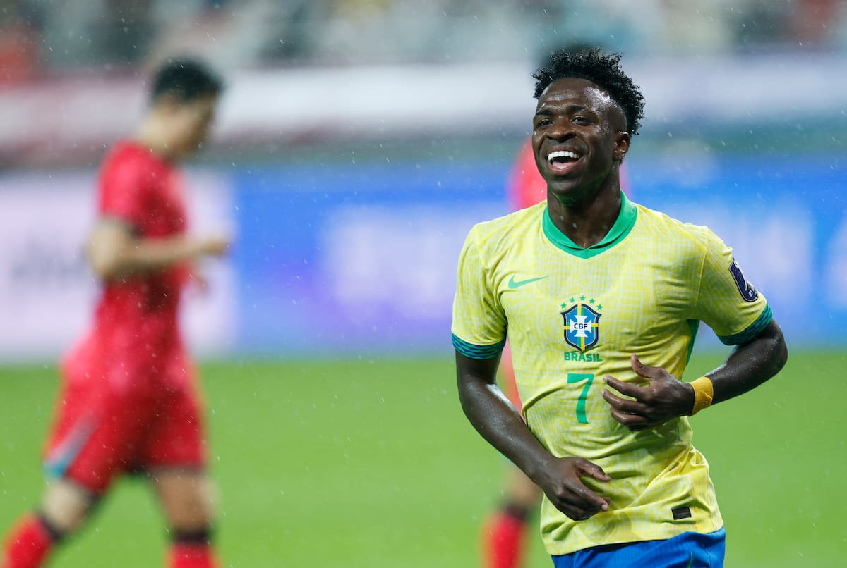 Vinícius Jr., jugador de Brasil y del Real Madrid. Foto, EFE: JEON HEON-KYUN