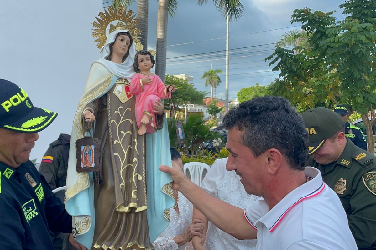 La Virgen del Carmen: un regalo de fe para la Estación de Policía de Arjona, Bolívar