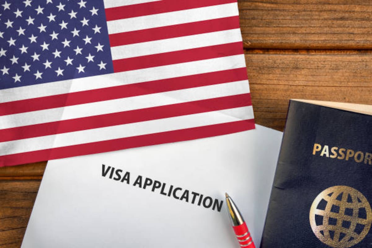 Visa estadounidense.