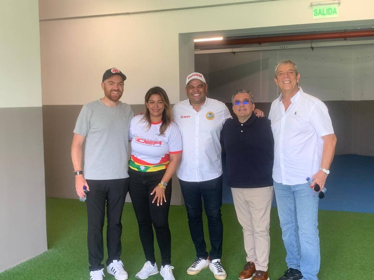 Ya se hizo la primera visita de parte de la Federación Colombiana de Fútbol en el estadio Jaime Morón León. //Cortesía