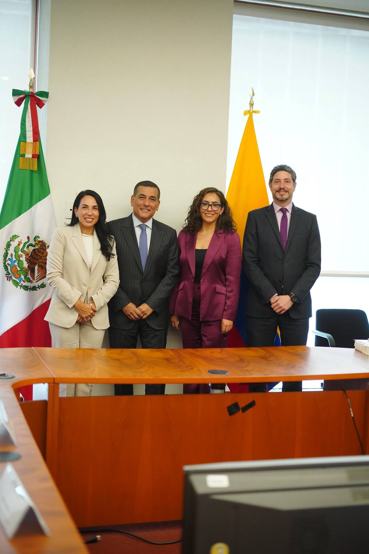 Liliana Majana, Dumek Turbay, Patricia Quiles y Pablo Monroy.