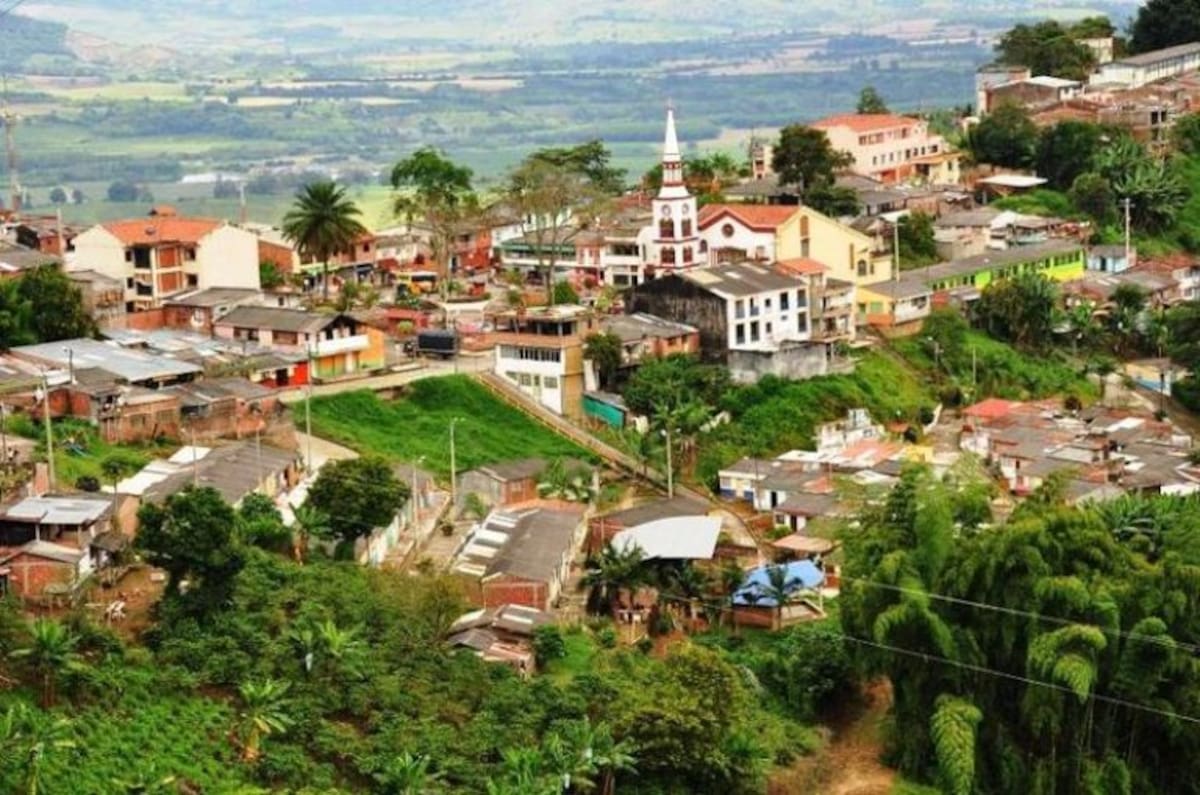 Vista panorámica de Buenavista - Quindio. // Foto: Tomado de pinterest.co