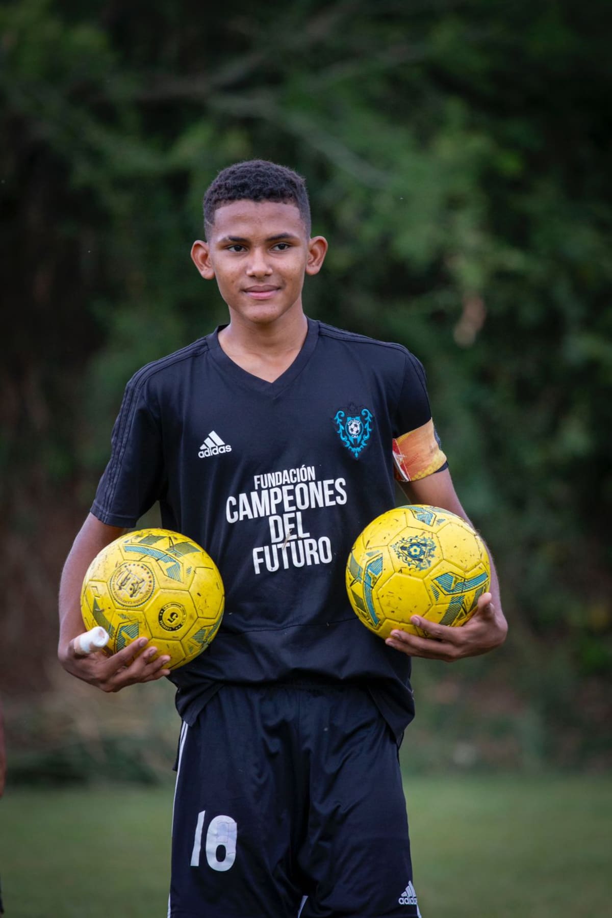 Franklin Viveros sueña con debutar pronto en el fútbol profesional. //Cortesía