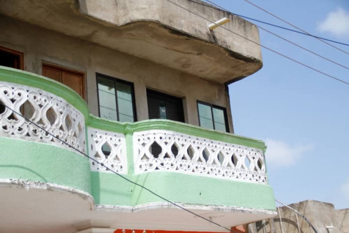 Vivienda donde Adrian de Jesus Rodriguez fue asesinado por su hermano en el barrio el Libano